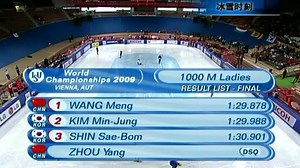 2009 短道速滑世锦赛女子1000米接力
