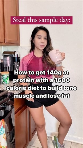 351K views · 2.5K reactions | Sample day of eating to hit 140g of...