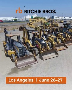 264 reactions · 4 comments | Don’t miss your chance to bid on a major lineup of gear from the complete dispersal of Vasilj Inc.all selling in our Los Angeles auction on June 26–27. There's something for everyone, from backhoes, wheel loaders, and excavators to dump trucks, pickups, water trucks, sign boards, and more. Bidding opens June 23. To view inventory and register to bid: https://ow.ly/kqCL50WbQxS | Ritchie Bros. | Facebook