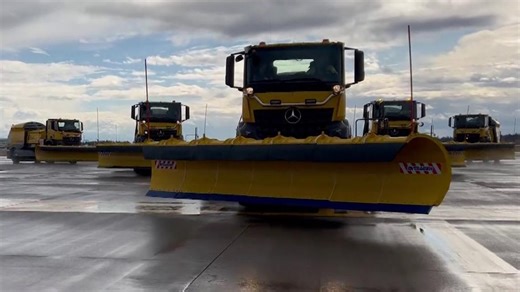 SEA Airport rehearses snowstorm response with new equipment from Norway
