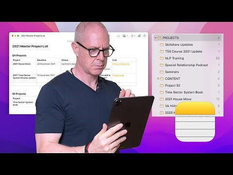 How To Manage Projects In Apple Notes
