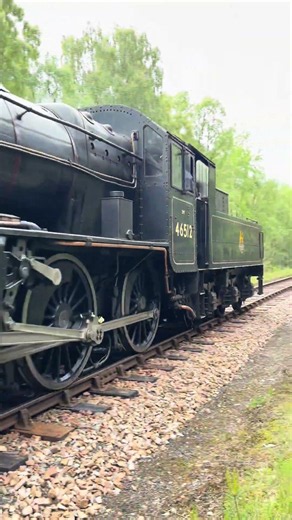 Strathspey Railways Ivatt 2MT 46512 departing Boat of Garten #heritagerailway #steamrailway #train