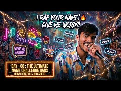 132 MINUTES OF NON-STOP FLOW! 🚀 Day 08: The Ultimate Name Challenge (Karrap)