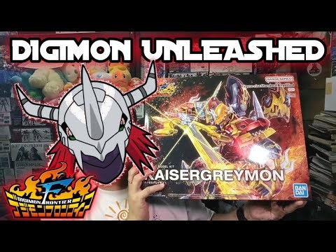 KAISERGREYMON FIGURE RISE STANDARD AMPLIFIED DIGIMON UNLEASHED | DIGIMON FRONTIER #digimon