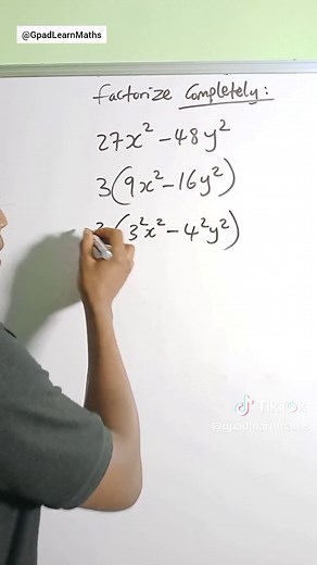 Factorisation: Difference of Two Squares Explained