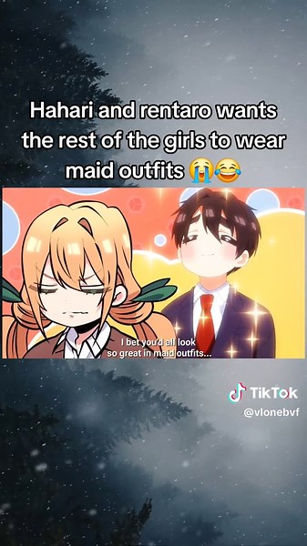 Maid Outfits for Anime Characters: Hahari and Rentaro