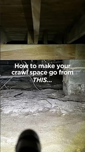 How to Transform Your Wet Crawl Space Into a Dry and Healthy One! #crawlspace #crawlspacerepair