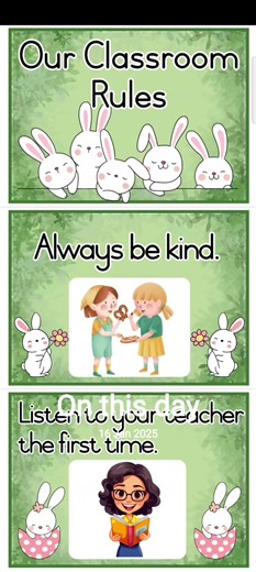 Classroom Rules Posters for Effective Learning