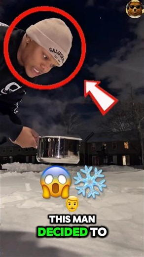 This Viral Winter Trend Took An Unexpected Turn 😱 #shorts #viral #technology #amazing