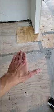 Leveling your floors by using shims is a NO NO. shorts