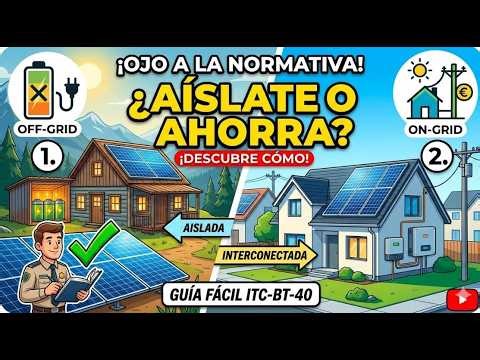 🛑 NO Instales Placas Solares sin saber esto: Guía Fácil ITC-BT-40 (Normativa España) ☀️