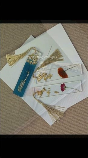 Beautiful Resin Art Bookmarks #shortvideo #resinart #art #bookmark