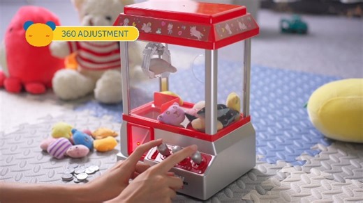 Watch Mini Claw Machine for Kids Toy Candy Grabber Prize Dispenser on Amazon Live
