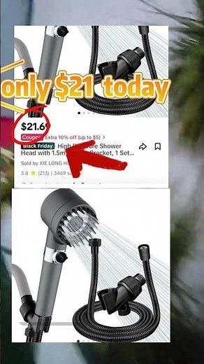 High-Pressure Shower Head Review: Experience a Spa-Like Shower at Home#showerhead