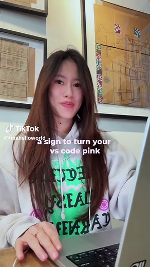 Here’s how you can upgrade your coding: 1. Have VS Code downloaded 2. Go to explore search in the top middle in vs code 3. Type in “>preferences:color theme” 4. Click “browse additional colors” 5. Choose “cute” or other color themes #compsci #study #coding #womenintech