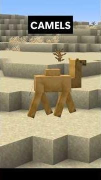 Minecraft camels | All you need to know about them #shorts #viralshort #camel #minecraft #desert