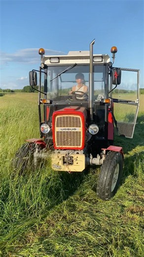 Ursus c-330 & Agrostar AMD 135 🚜💁🏼‍♀️ #ursus #rolnictwo #rolnik #mulczer