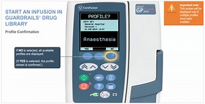 Alaris GP Plus Guardrails - Starting Guardrails Infusion