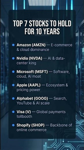 Top7 Stocks To Buy And Hold #stocks #shorts #investing #stockstobuy