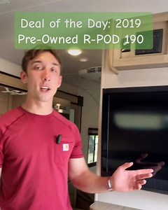 Deal of the Day: Pre-Owned 2019 Forest River R-Pod 190 Mid Bath...