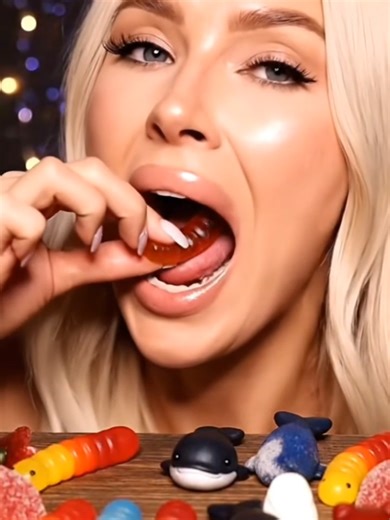 Satisfying Gummy Candy Eating ASMR Experience