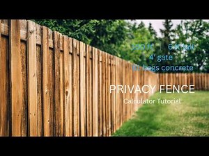 How to Use a Privacy Fence Calculator – Estimate Materials in 2 Minutes