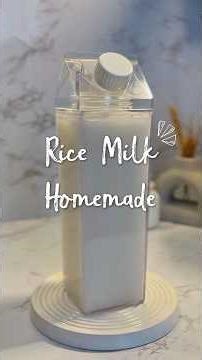Rice Milk Homemade #ricemilk #susuberas #susu #olahanberas #olahansusu #sopbuah #idetakjil