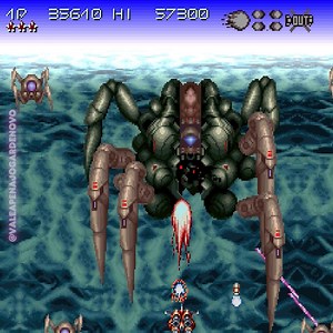 🇧🇷Axelay, lançado pela Konami em 1992 para SNES, é um dos shooters mais marcantes do console,utilizando efeitos de Mode 7 para criar uma sensação única de profundidade. Com trilha sonora memorável, gráficos avançados para a época e um sistema de armas diferenciado — onde você perde a arma equipada ao levar dano — o jogo se destaca pela dificuldade. É lembrado como um dos melhores jogos de nave do Super Nintendo, embora sua aguardada continuação nunca tenha sido lançada. 🇺🇸Axelay, released by