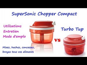 SuperSonic Chopper Compact VS Turbo Tup - Tupperware