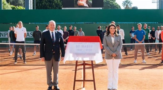 Prince Albert II joins tennis stars for a special moment in Monte Carlo