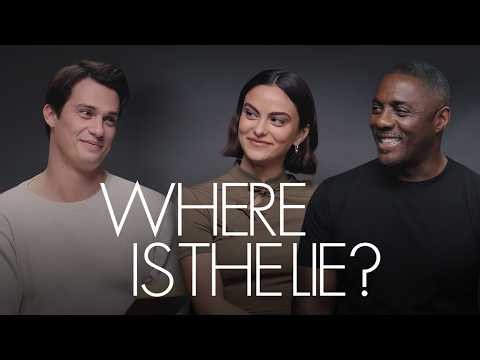 Idris Elba, Nicholas Galitzine & Camila Mendes Take Turns in the Hot Seat | Where Is the Lie? | ELLE