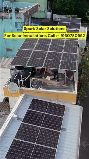 12kW Solar System Installation at Mangalagiri Waterplant | Monthly 26,000 Current Bill