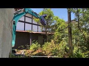 大量な庭木の伐採と抜根（3日目）