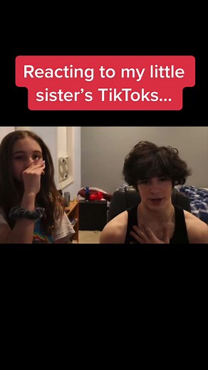 Reacting to My Little Sister's Funny TikToks