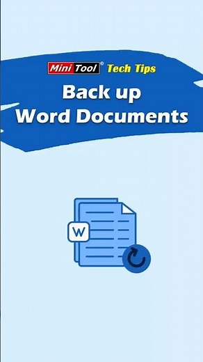 How to Back Up Word Documents? 2 Simple Methods! #backupsolutions #backup