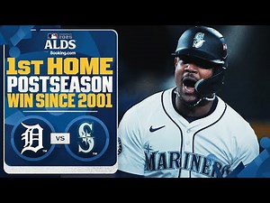 The Mariners get their first home Postseason victory in 24 years! 🔱