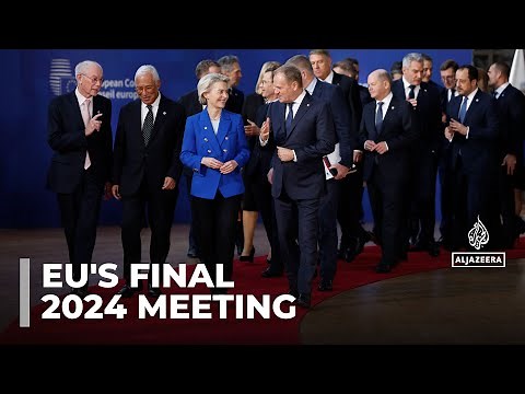 Europe looks ahead to 2025: EU meets for final time this year amid new challenges