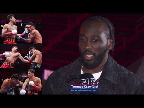 Terence Crawford Reacts SURPRISE to Ryan Garcia POWER & SPEED v Mario Barrio: WARNS Shakur different
