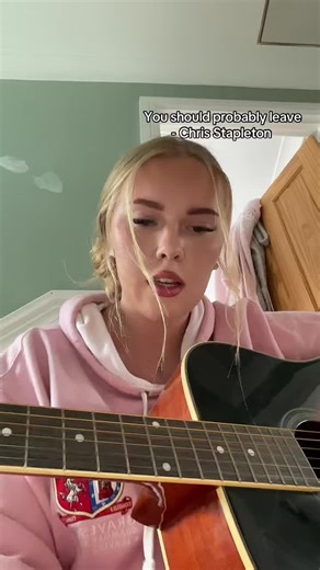 Emotional Chris Stapleton Cover: You Should Probably Leave