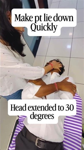 Dix hall pike test for BPPV