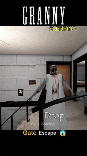 GRANNY X SLEDRINA REMASTERED | GATE ESCAPE 😱 #shorts #granny #trending
