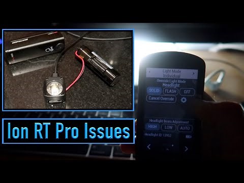 Bontrager Ion RT Pro Troubleshooting