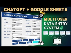 How To Use ChatGPT To Make A Google Sheet Multi User Data Entry Form