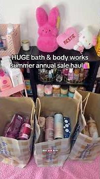 2026 bath & body works summer semi annual sale shopping haul #bathandbodyworks#bathandbodyworkshaul