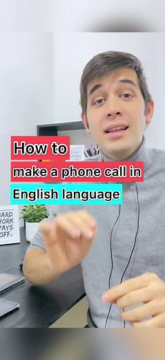 Learn How to Make a Phone Call in English Language