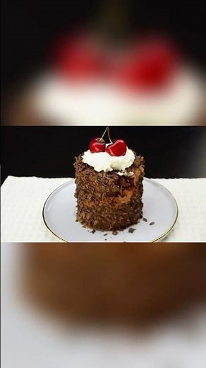 Rezept für Schwarzwälder Kirschtorte 🍒 Kirsch Schokoladen Kuchen Mini Schwarzwälder Kirsch (Teil I)