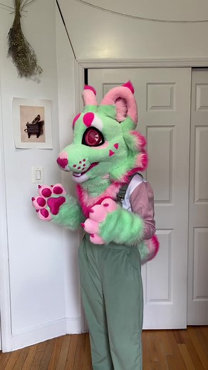 Wildflower the Bobcat Premade Fursuit | Cosmic Critter Costumes