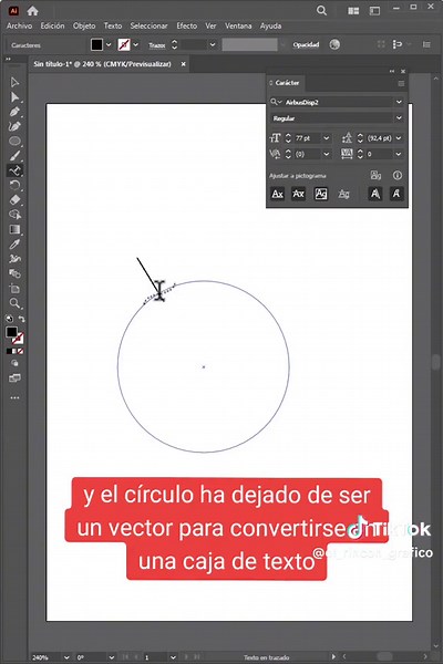 Cómo Crear Texto Circular en Adobe Illustrator