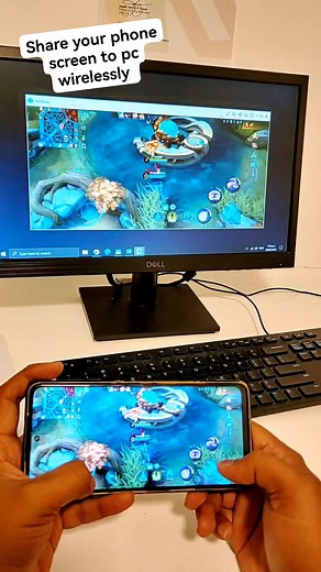 405K views · 5K reactions | Share your phone screen to your computer wirelessly and experience playing mobile games on bigger screeen #techtips #johntechnology #LetsView #tech #technology | Aljohn Moreno | Facebook