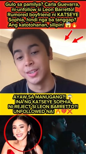 INA NI SOPHIA, AYAW KAY LEON BARRETTO?! 😱 Unfollow is real! Hiwalayan na nga ba?! 💔🔥❌